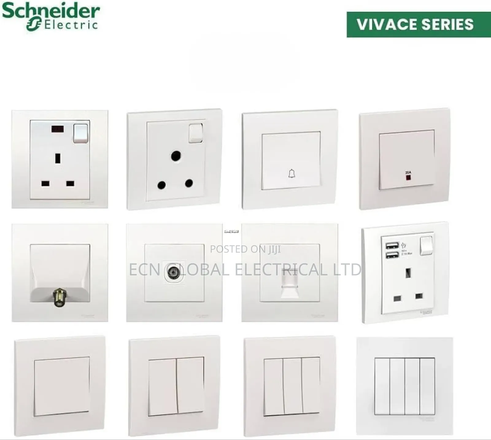 Schneider Electric Vivace Switches Sockets (Original)