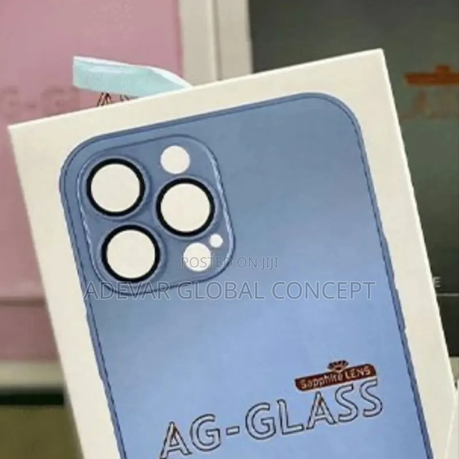 Ag Glass Back Cover Pouch for iPhone 14 Pro Max