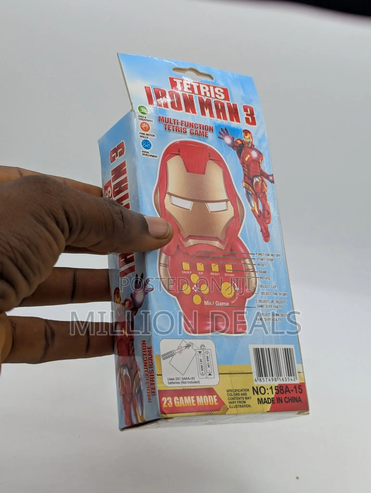 Tetris Iron Man 3 Kids Toy Game Ages 3+