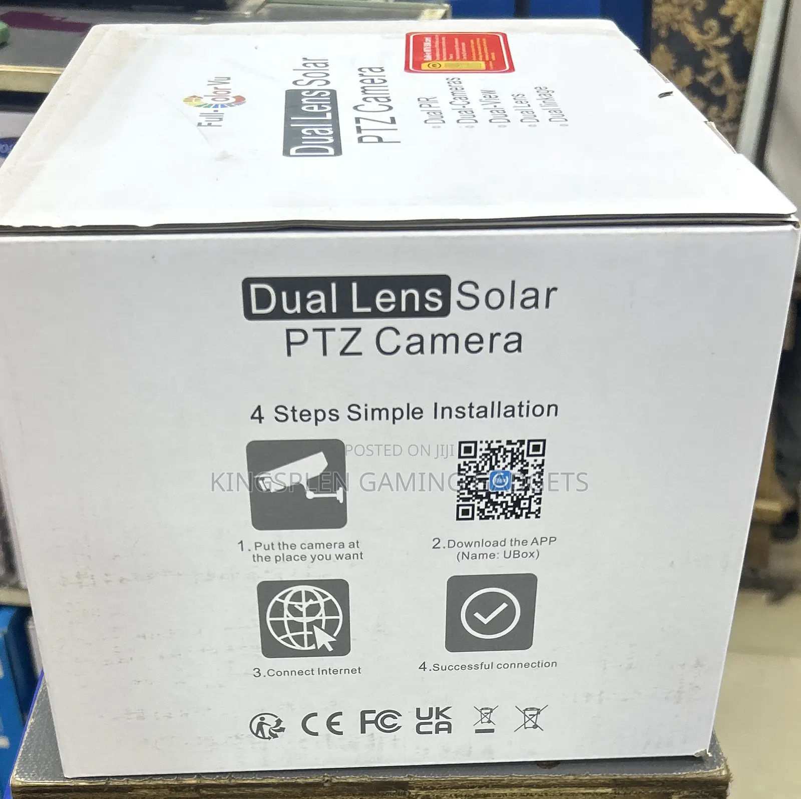 4g Solar PTZ Dual Lense Camera 8mp