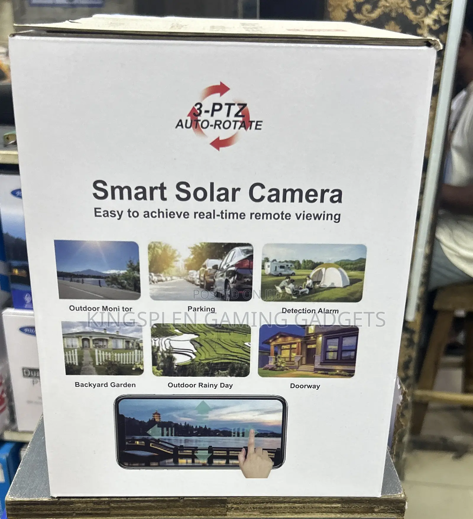 4g Solar PTZ Triple Lenses Camera