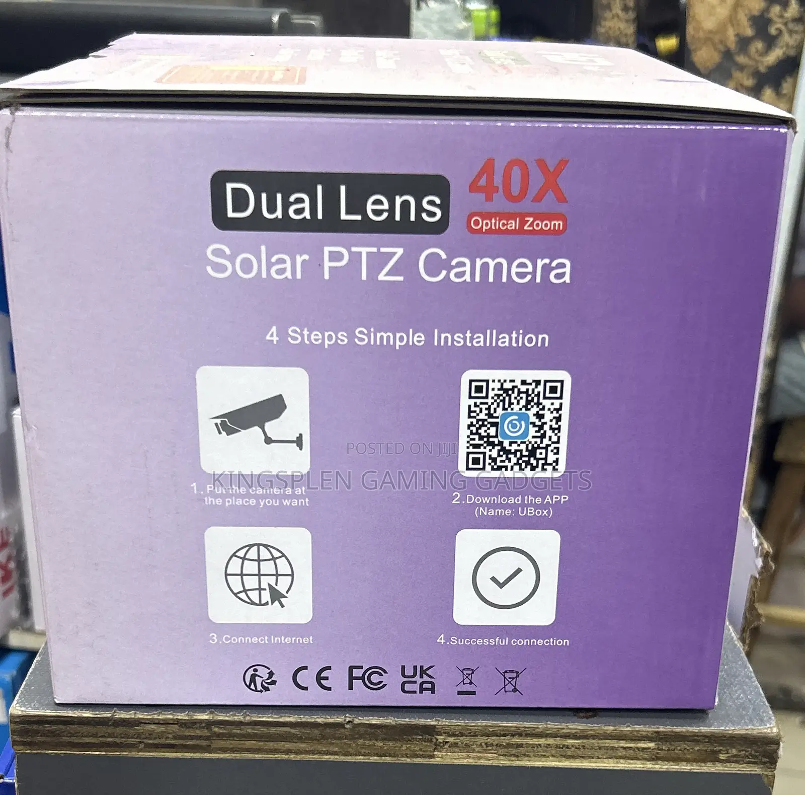 4g Solar PTZ Dual Lense 40x Zoom Camera