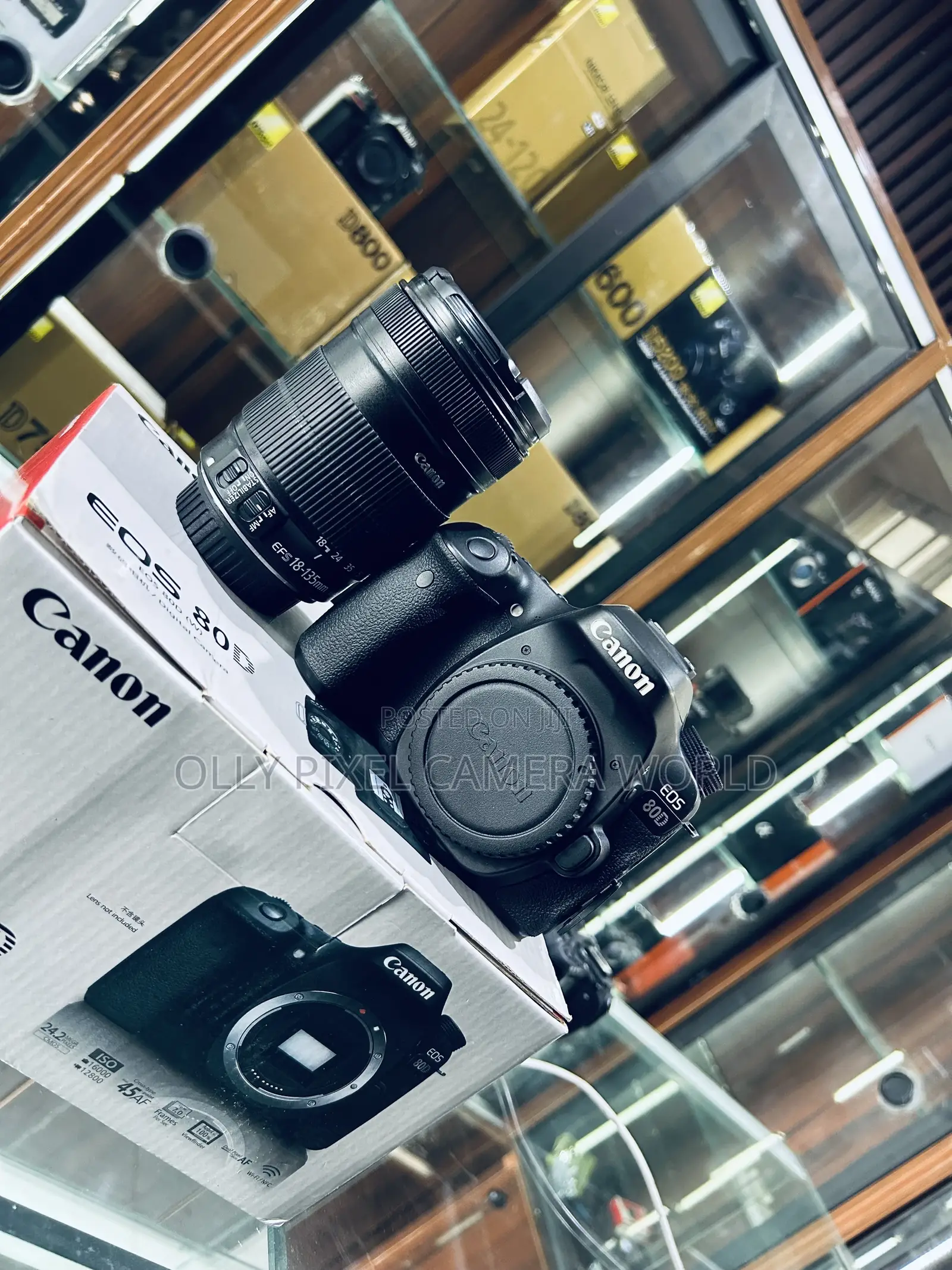 Canon 80d With 18-135 Image Stabilizer Lens
