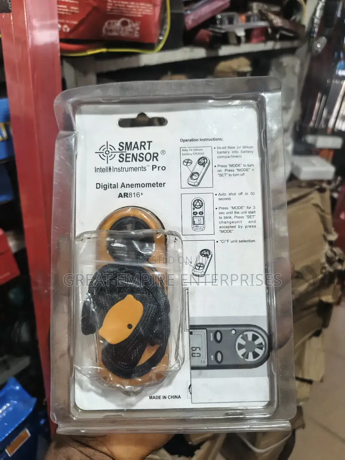 Digital Anemometer (Sachet)