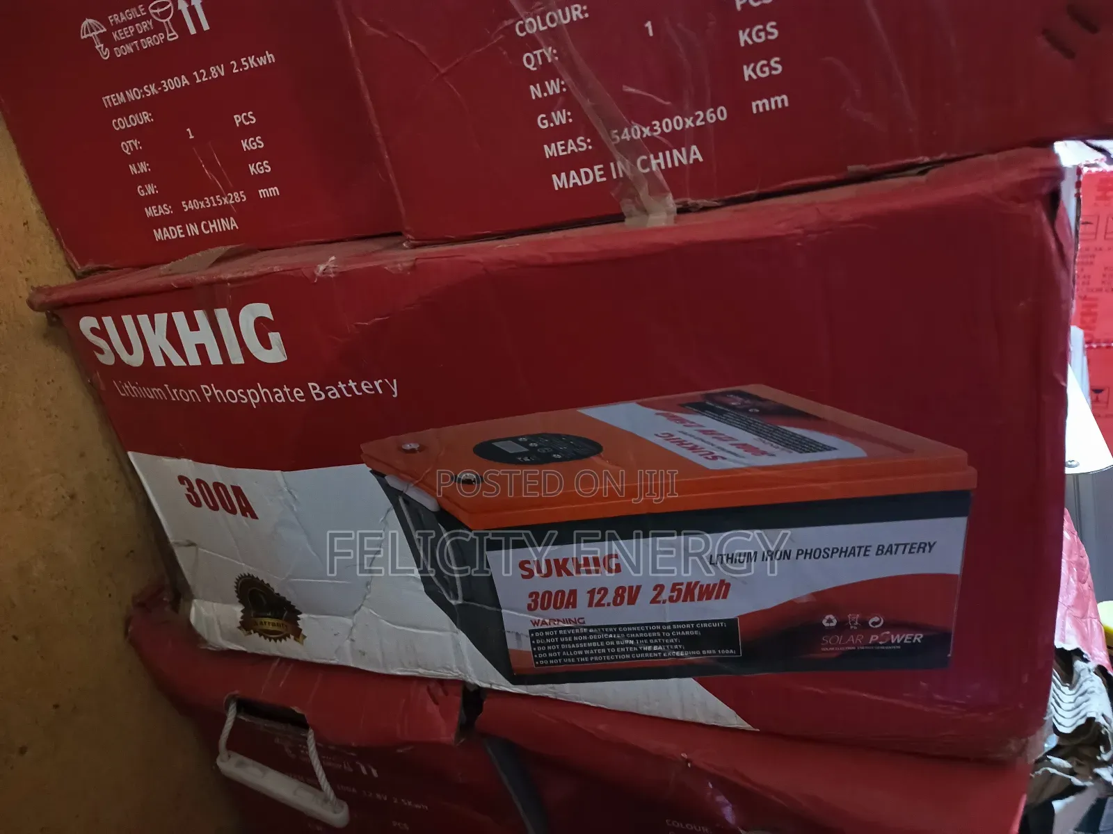 Sukhig Lithium Battery 300amps 12v
