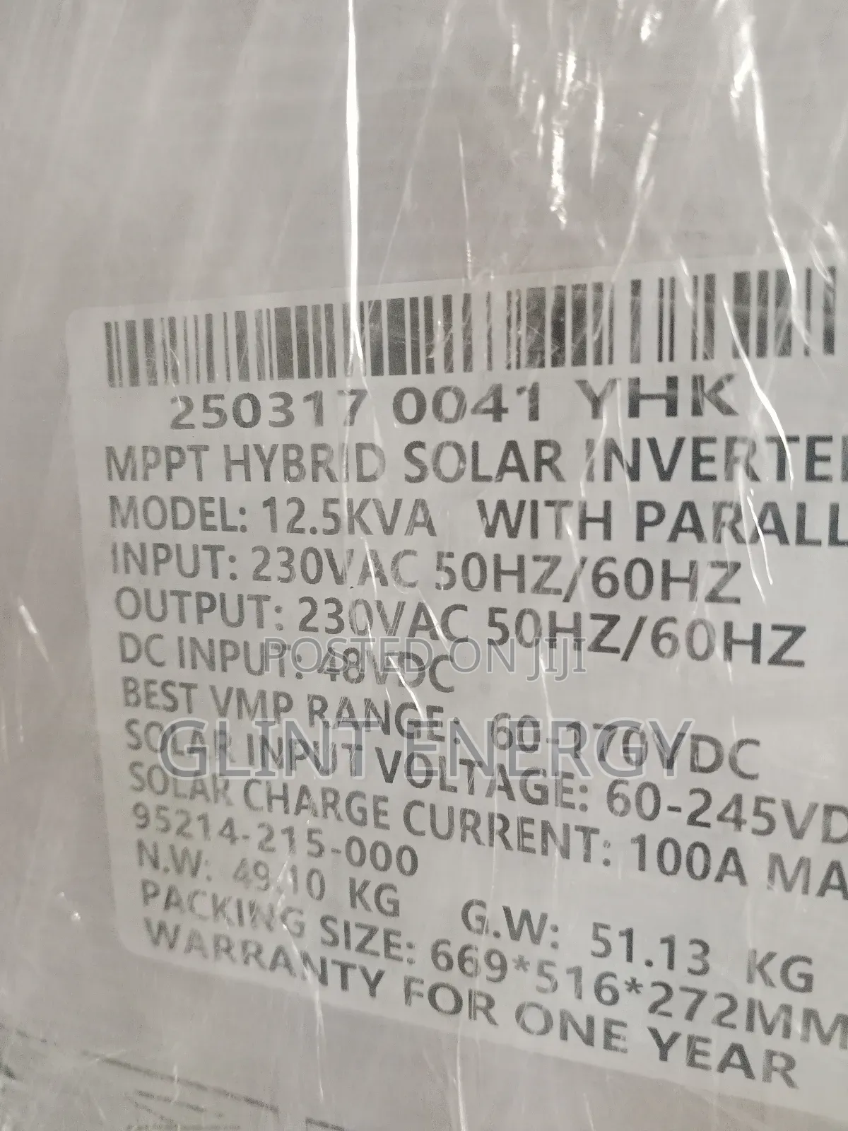 12.5kva 48v Yohako Hybrid Inverter