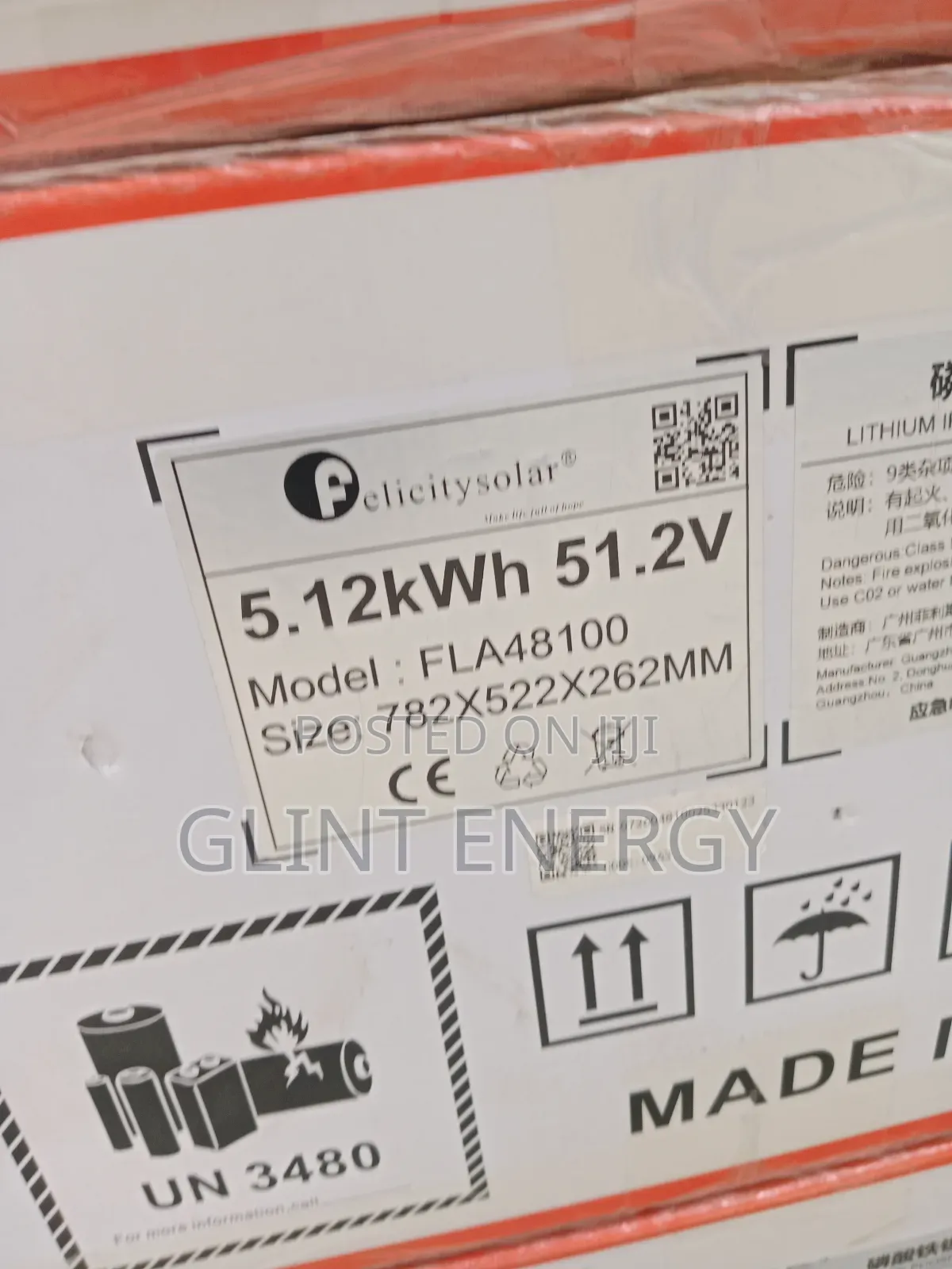 5kwh 51.2v (48v) Felicity Lithium Iron Battery