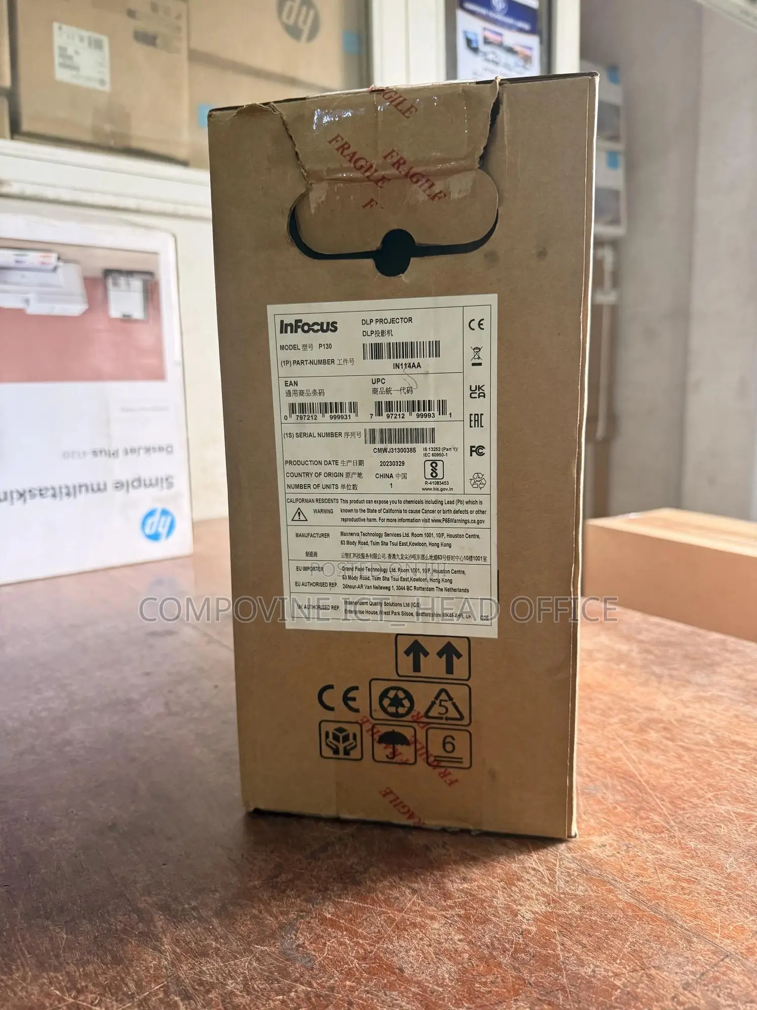 Infocus In114aa DLP Projector 3800 Lumens(1024*78)