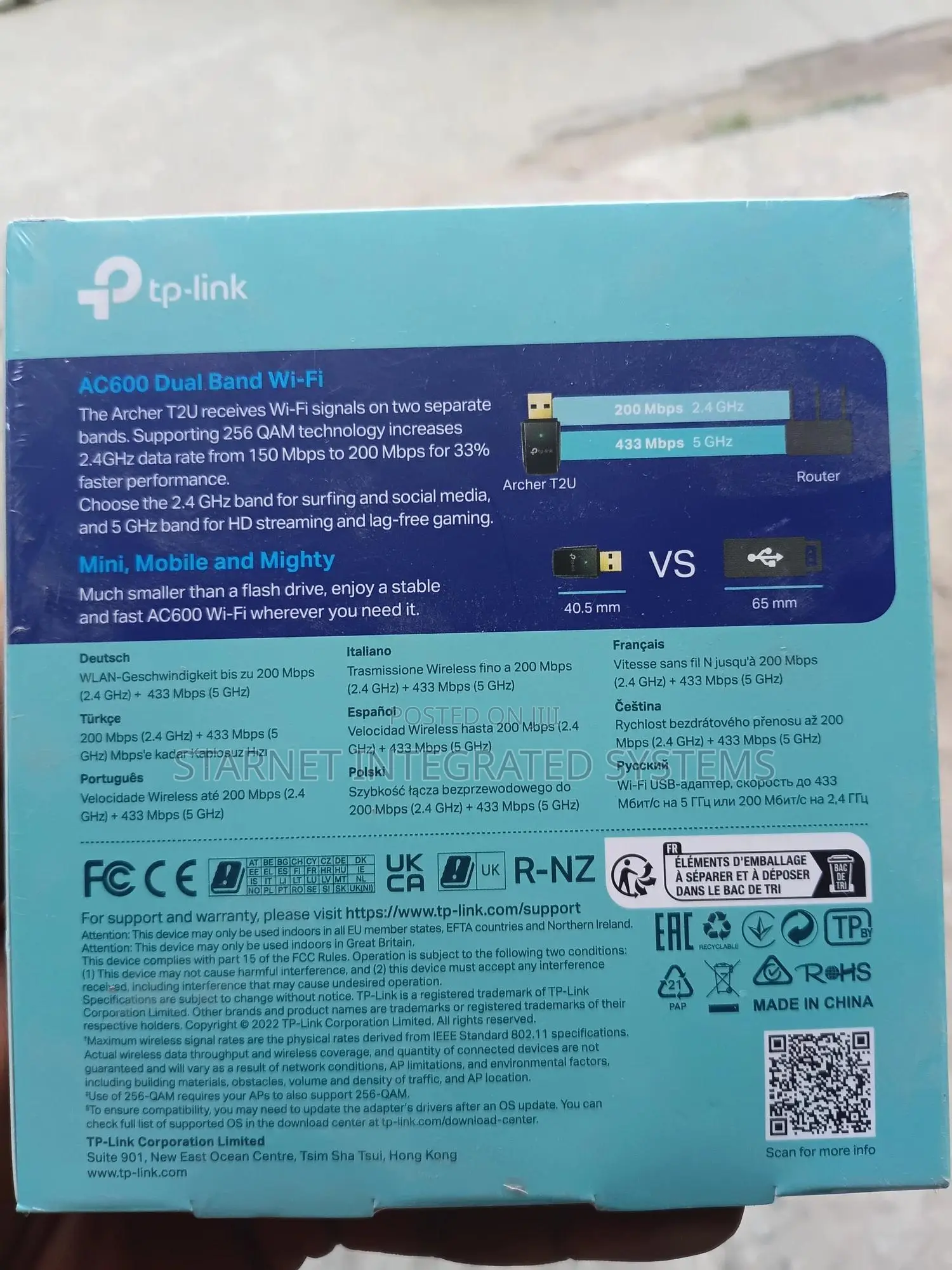 Tp-Link Ac600 Wireless Dual Band Usb Adapter Archer T2u