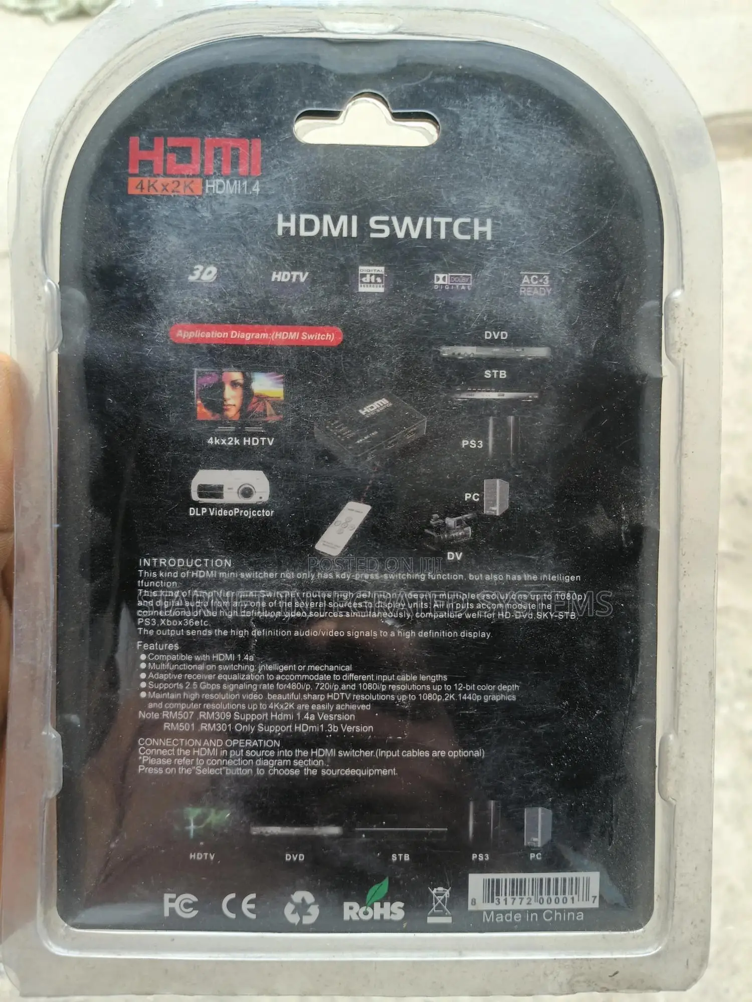 3 Port Hdmi Switch