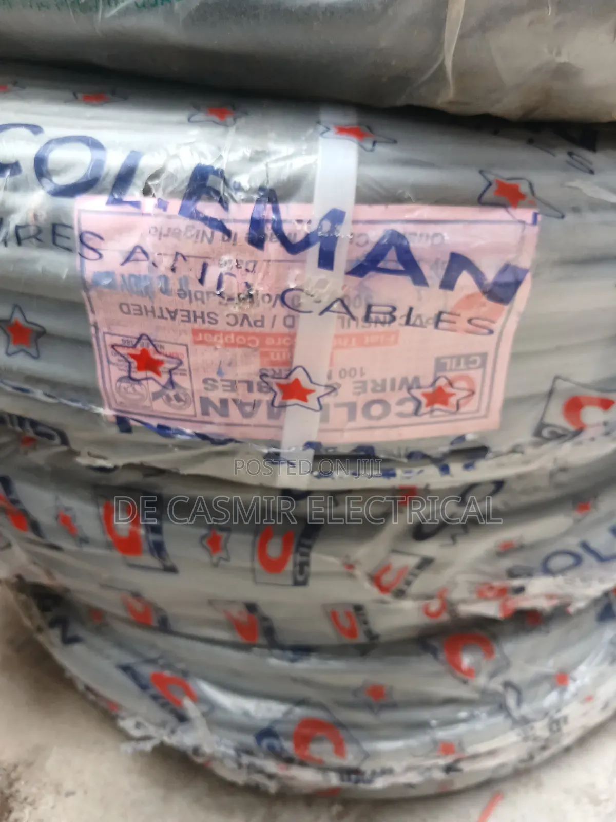1x1.5mm2 3 Core Coleman Wire and Cable