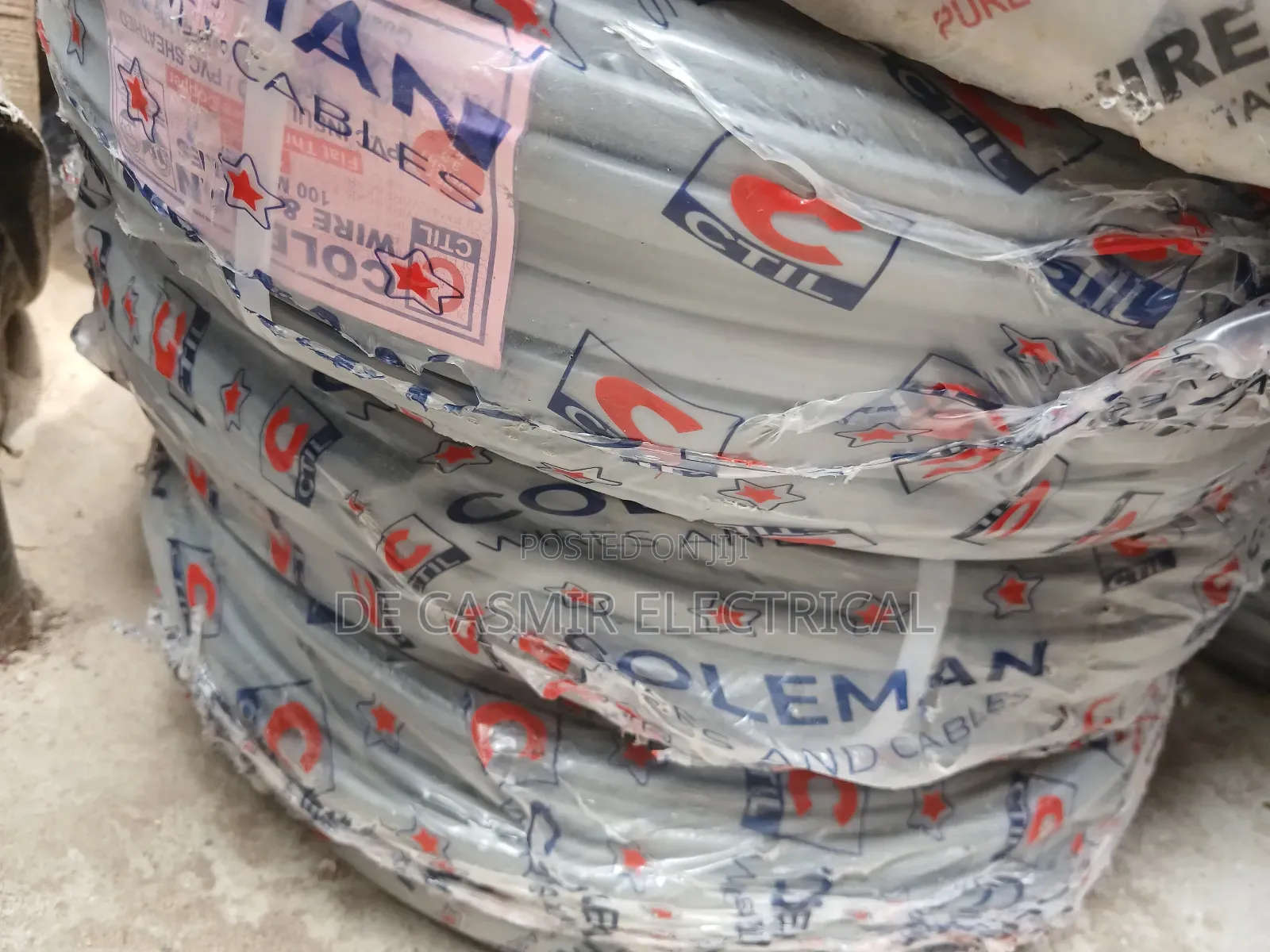 1x1.5mm2 3 Core Coleman Wire and Cable