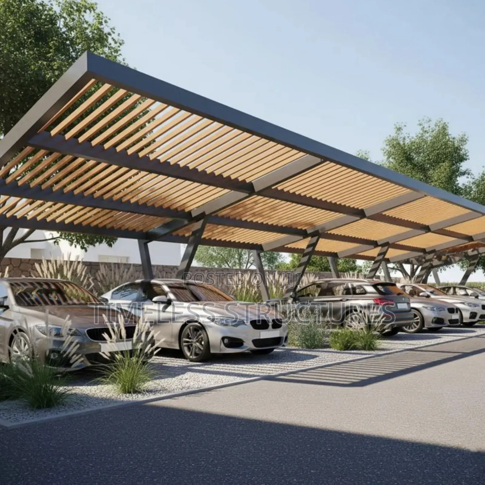 Multiple Carport Installation