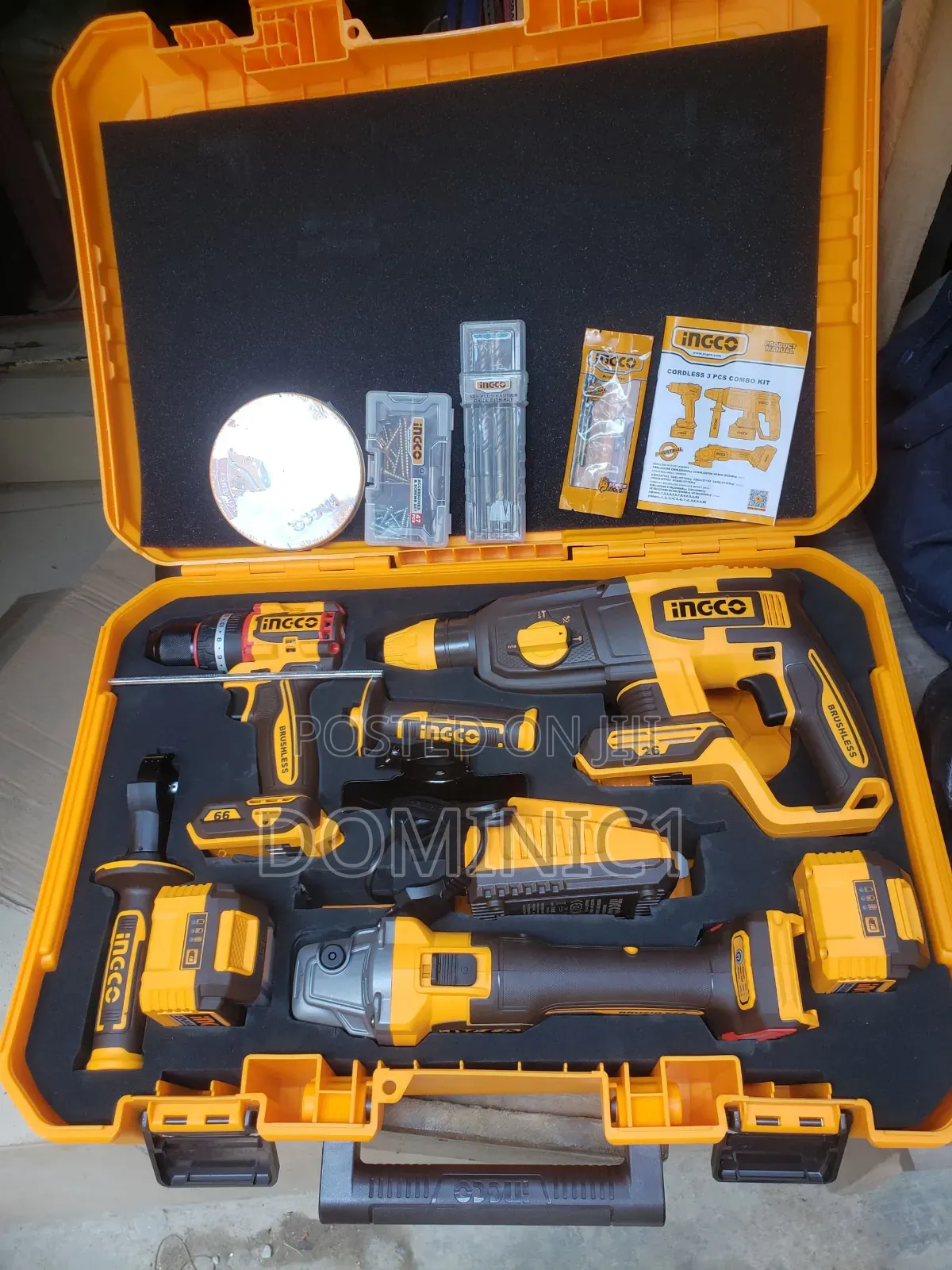 Ingco Cordless Angle Grinder