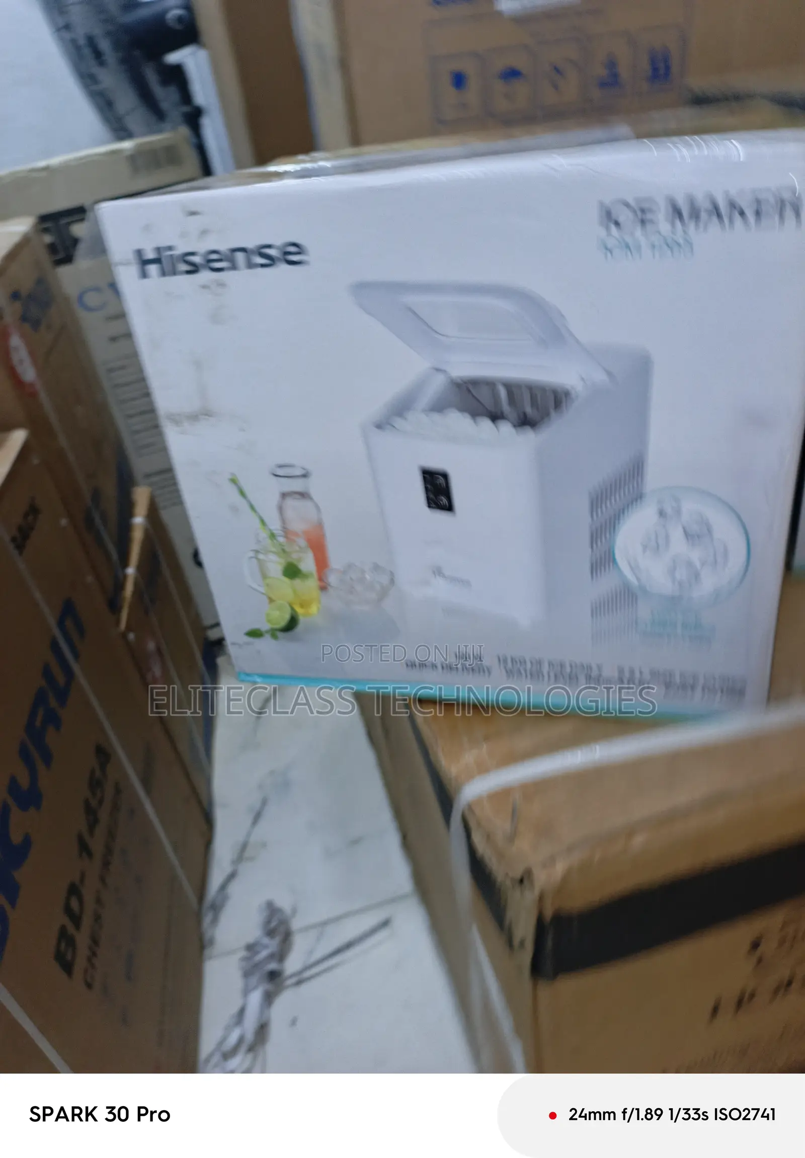 Hisense Counter Ice Maker 12kg Icm1263