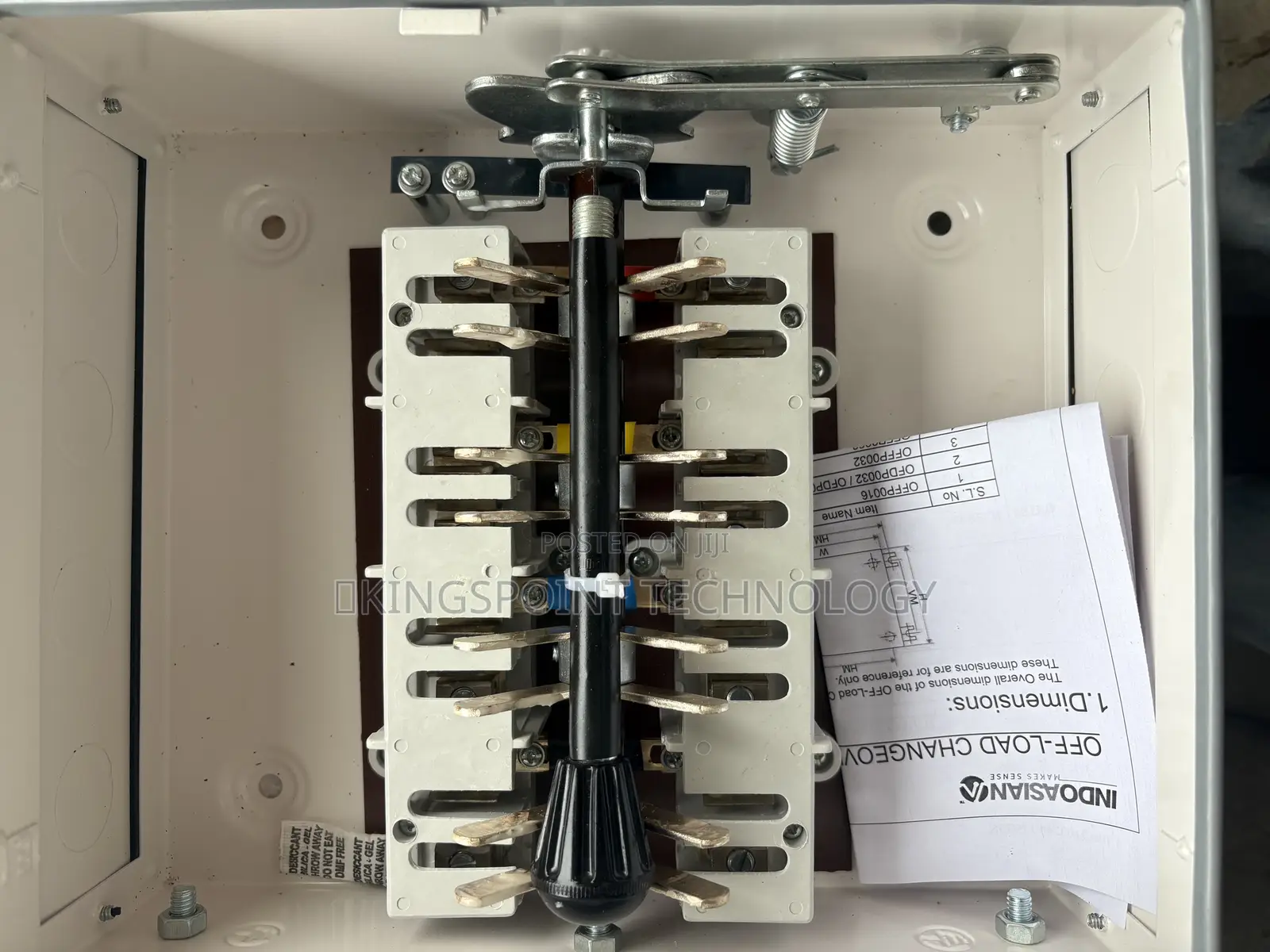63amps Change Over Switch 415v , 50hz Indoasian