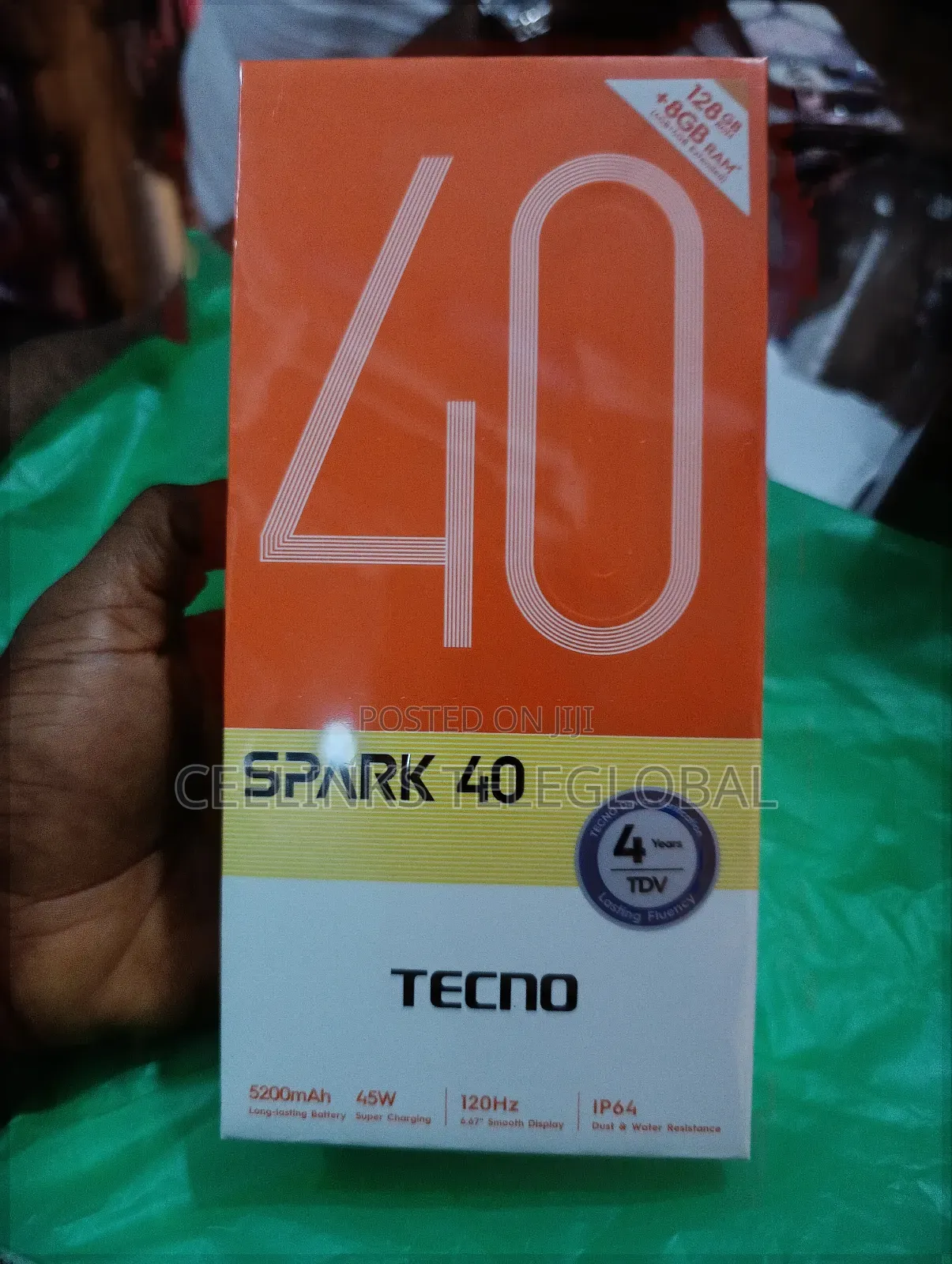 New Tecno Spark 40 128 GB White