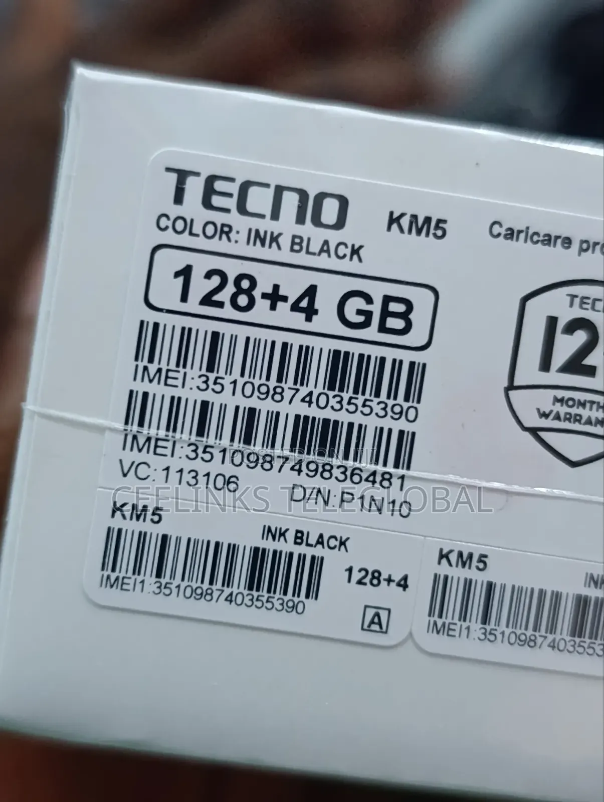 New Tecno Spark 40 128 GB White