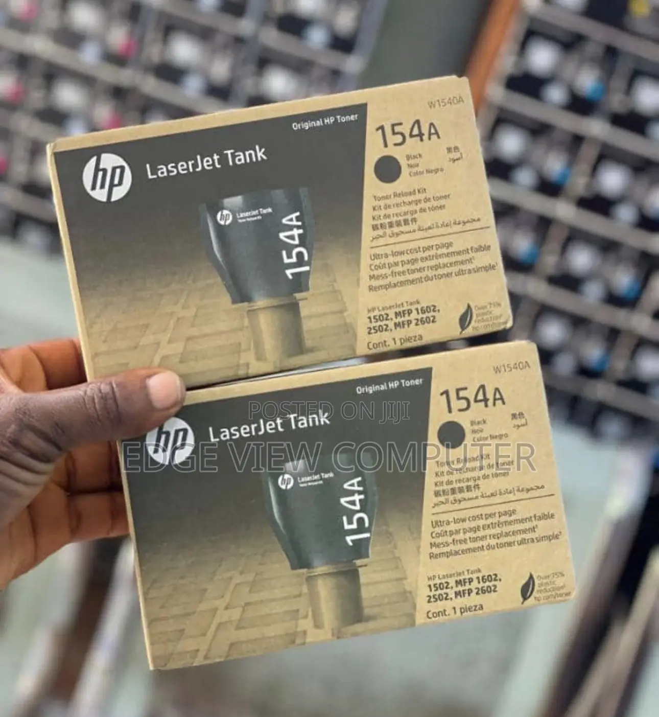 Hp 154a Black Original Laserjet Tank Toner Reload Kit (W1540a)