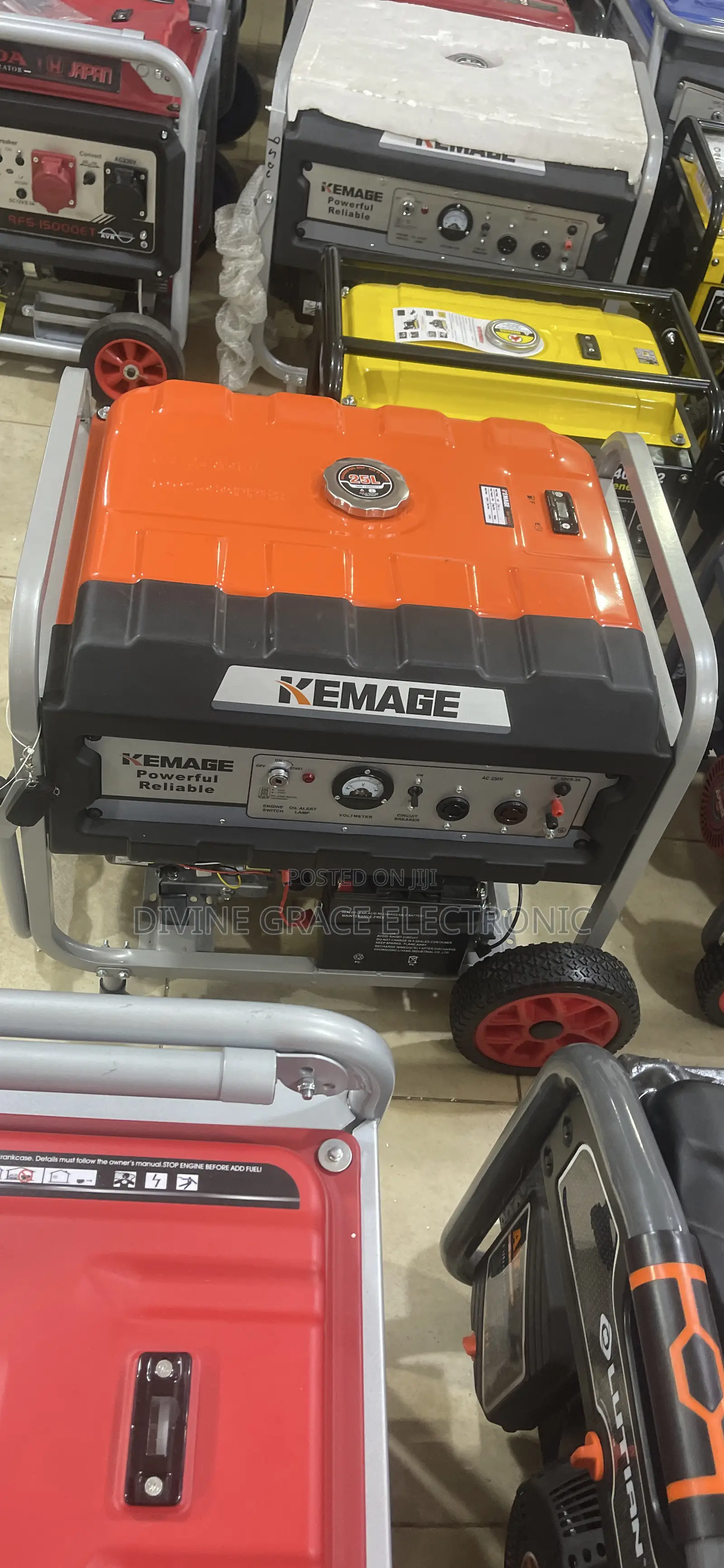 Brand New Kemage 4.5kva Copper Coil Petrol Generator