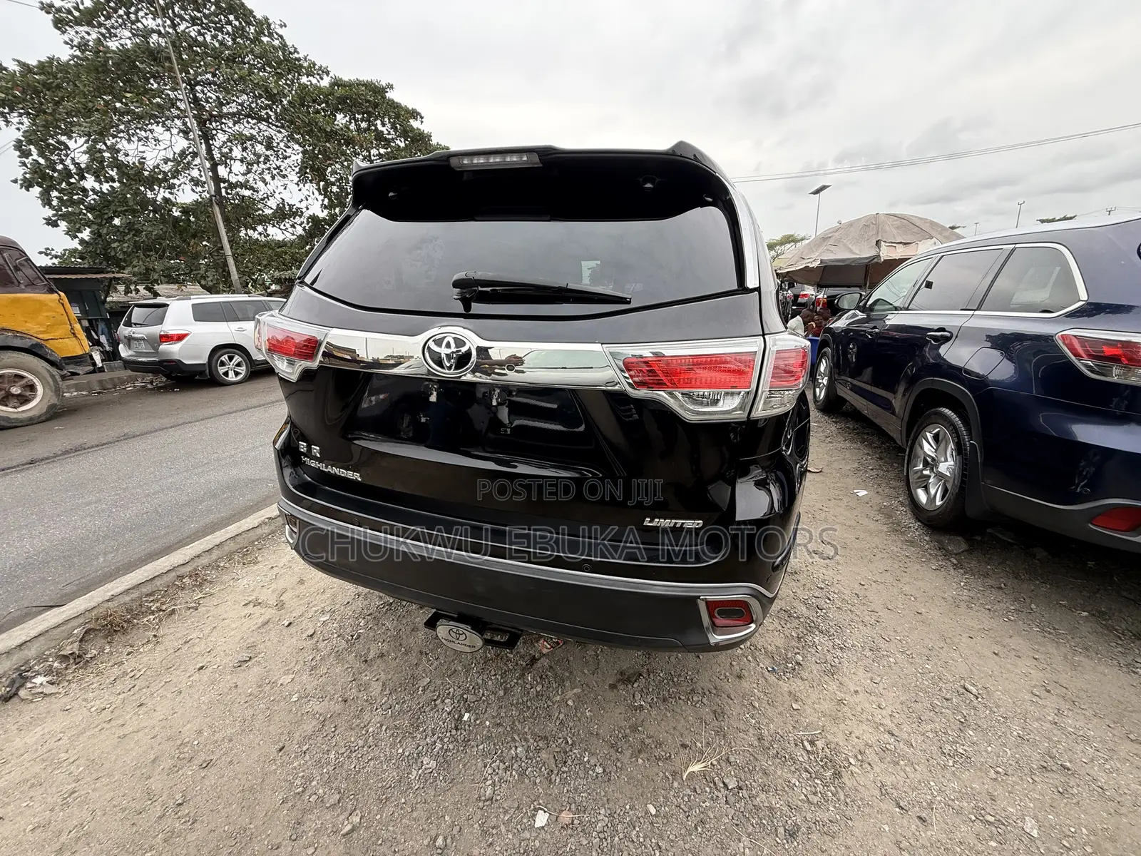 Toyota Highlander Limited 4dr SUV AWD (3.5L 6cyl 6A) 2015 Black