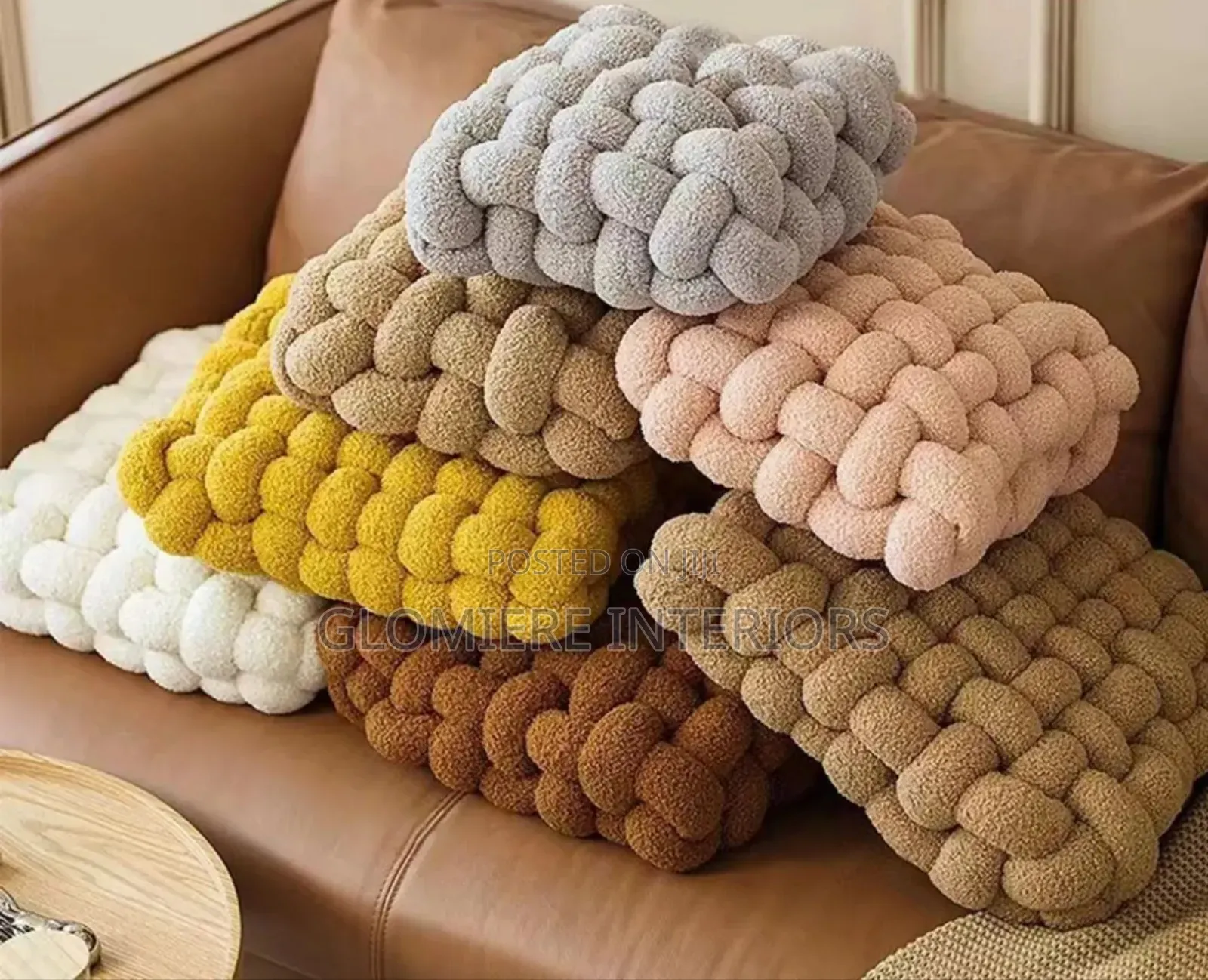 Knotted Accent Throw Pillow – Modern Luxe Comfort