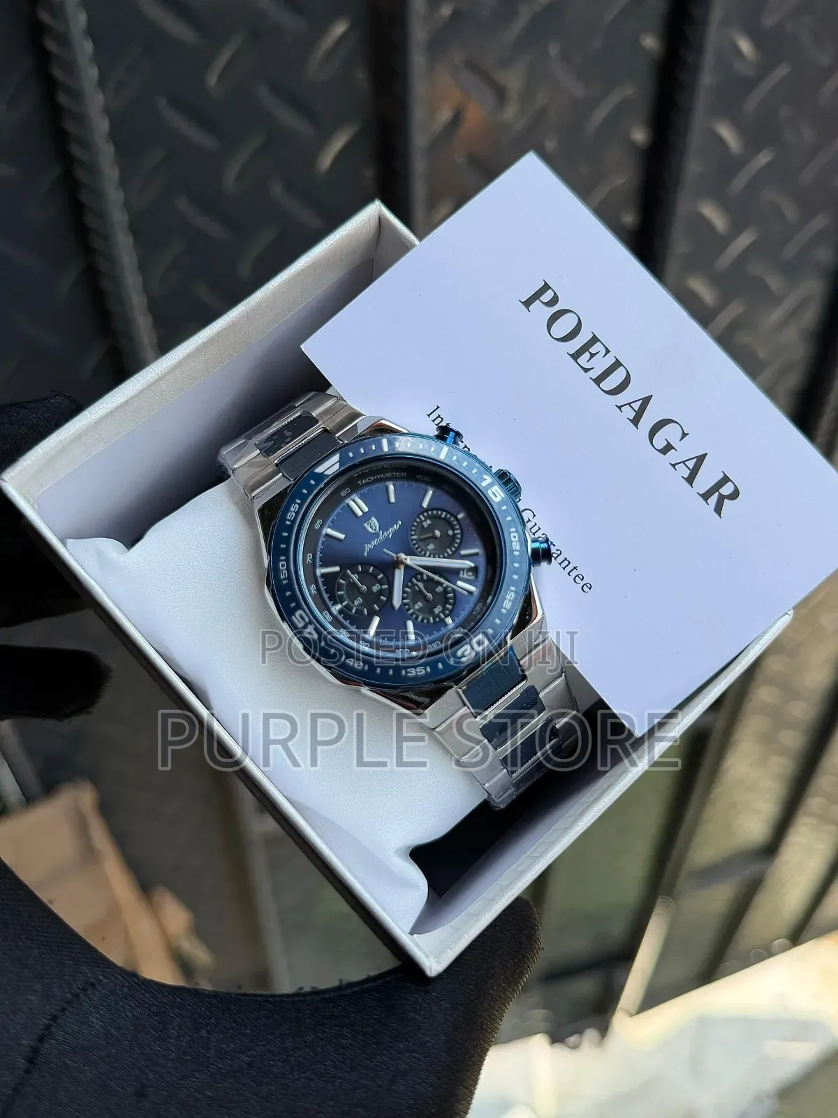 Poedagar Chronograph Watches (For Men) Water-Resistant 30m
