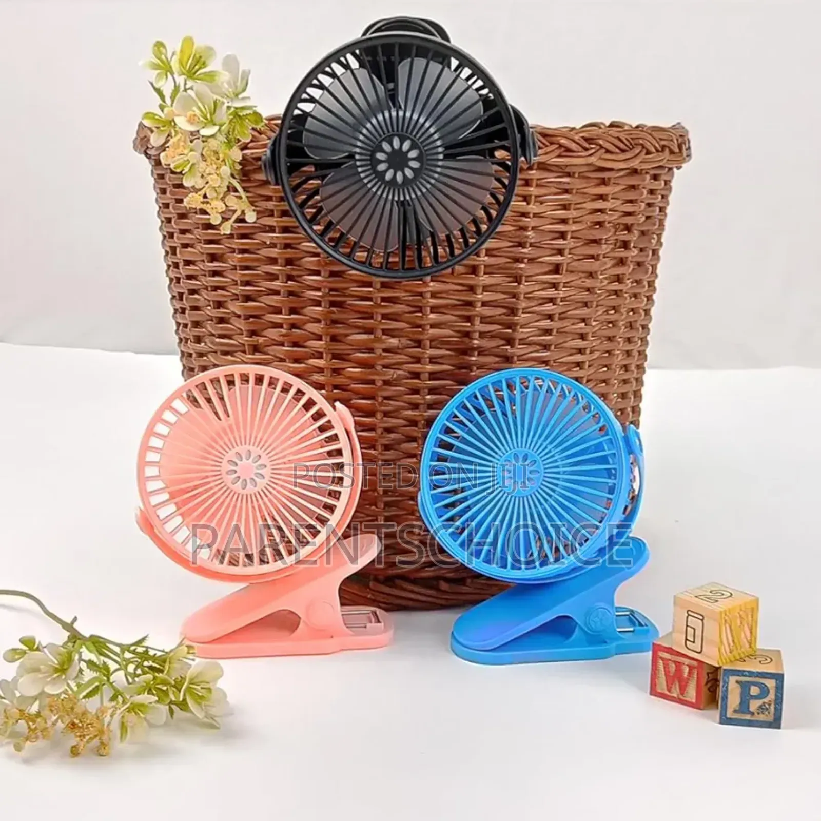 Baby Bucket Clip-on Fan