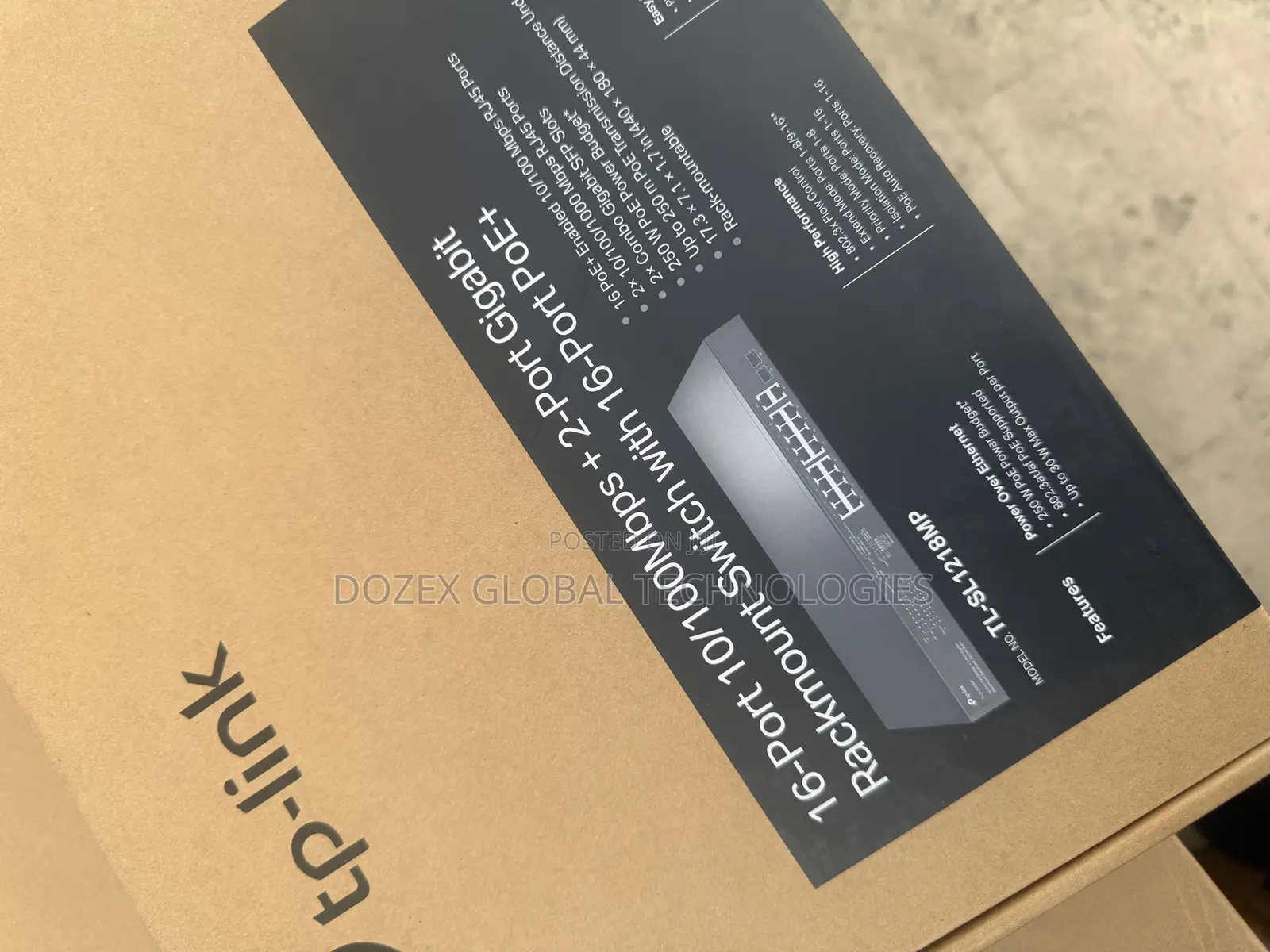 Tp-Link 16 Ports Gigabits and Poe Switch +2 Fiber Ports