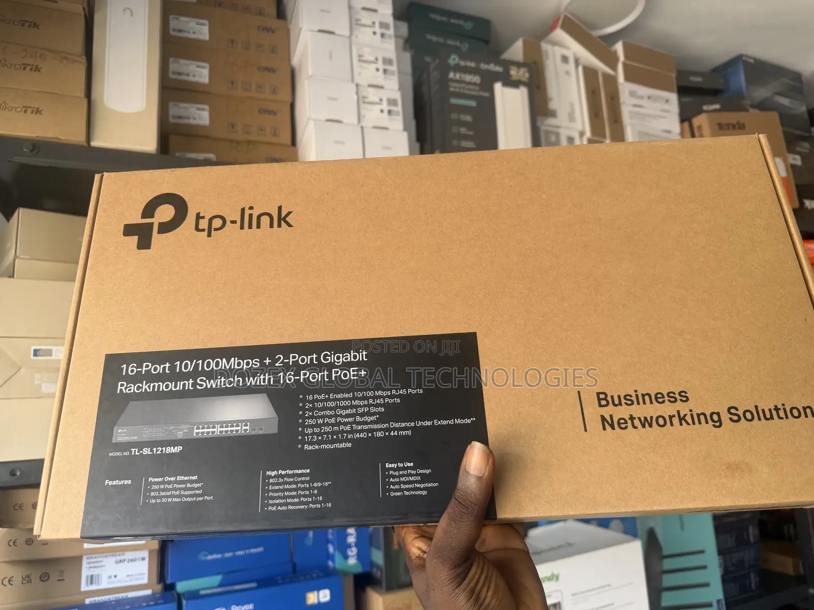 Tp-Link 16 Ports Gigabits and Poe Switch +2 Fiber Ports