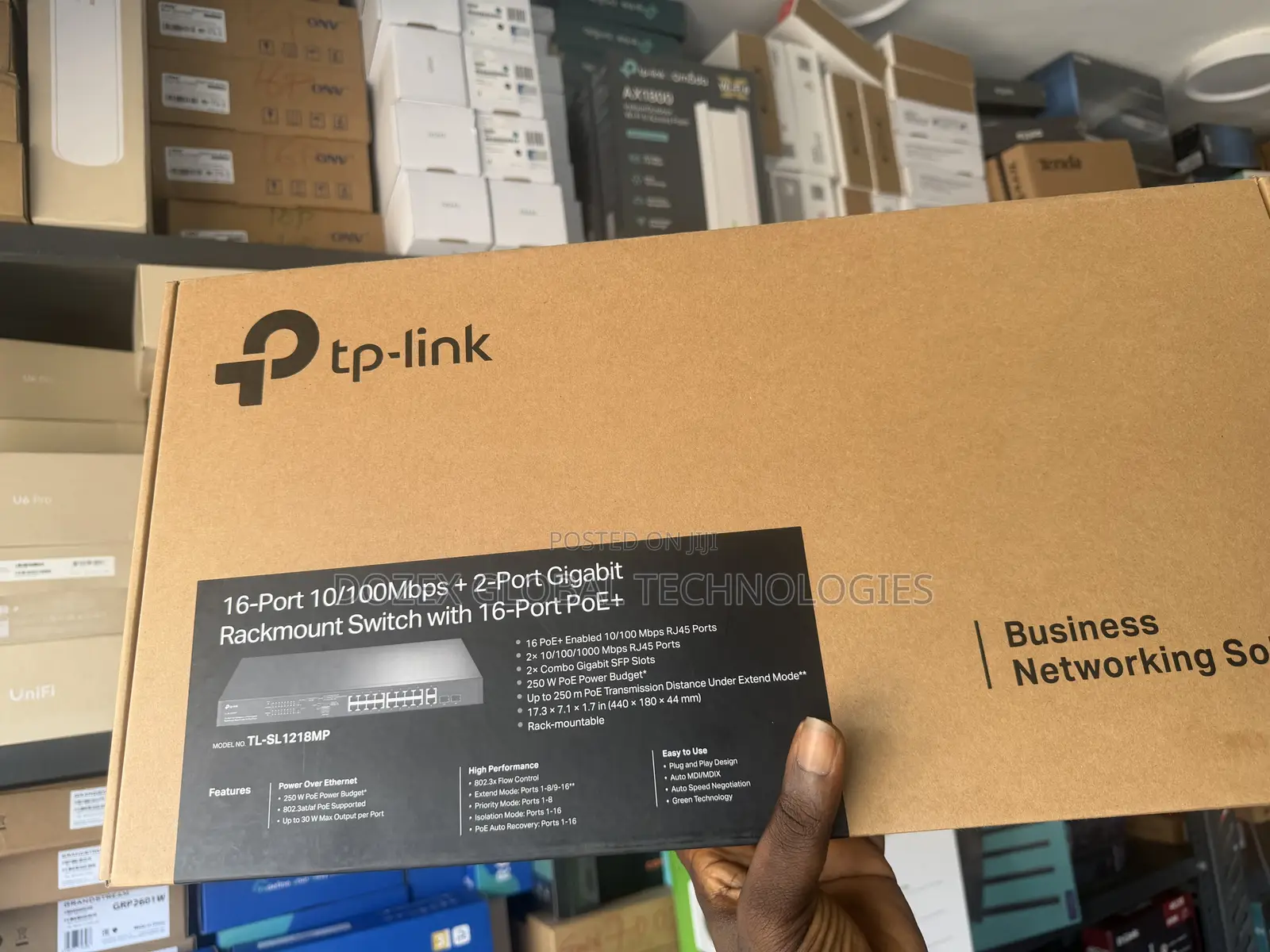 Tp-Link 16 Ports Gigabits and Poe Switch +2 Fiber Ports