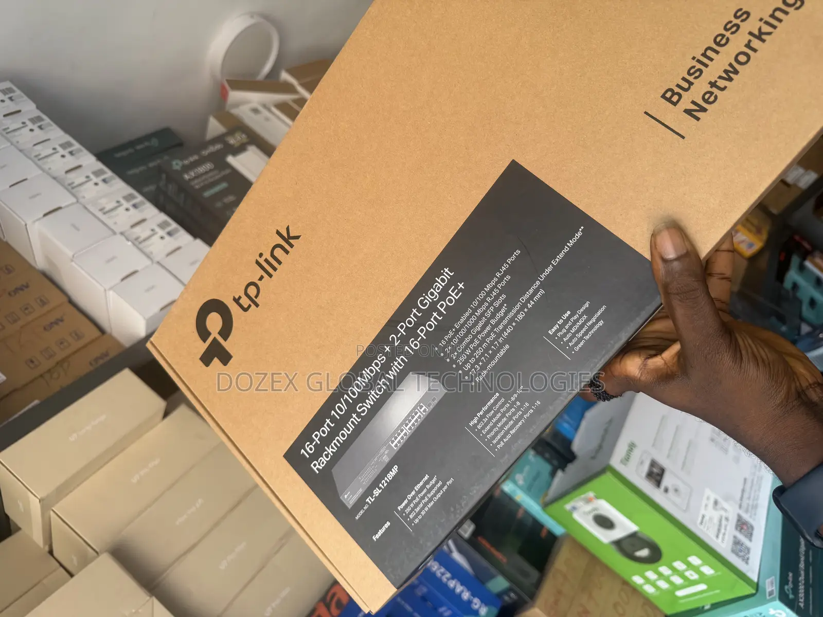 Tp-Link 16 Ports Gigabits and Poe Switch +2 Fiber Ports