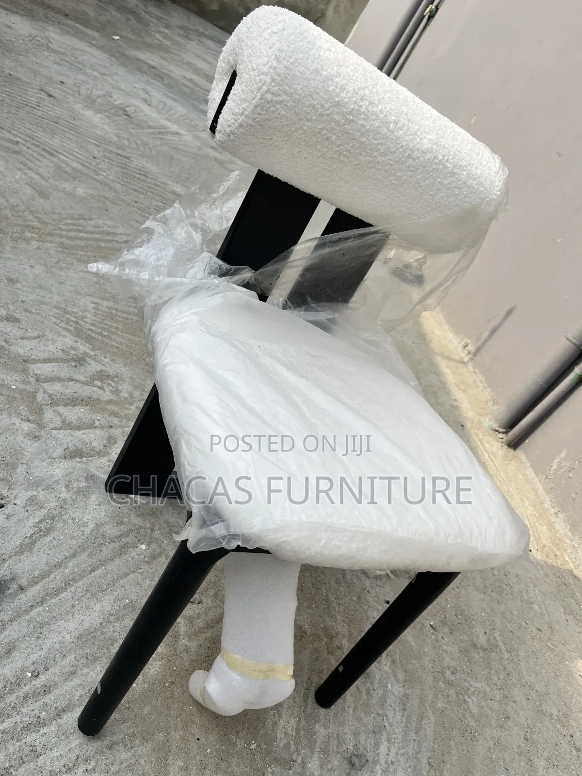Modern Minimalist Bolster Back Chairs