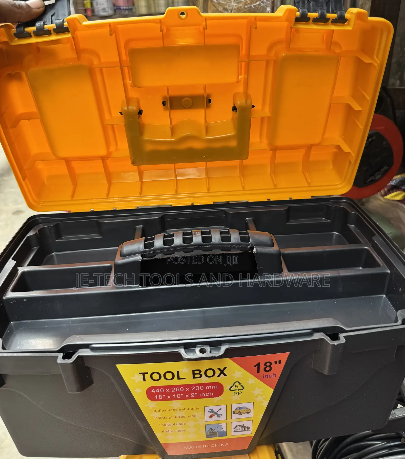 18-Inch Plastic Tool Box