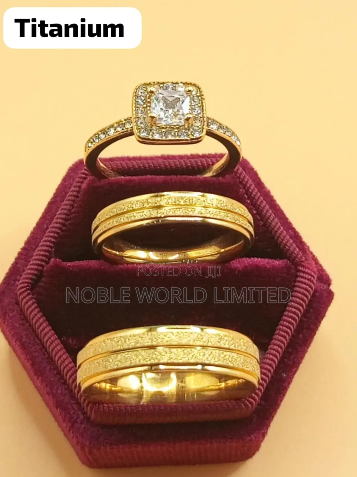 Premium Titanium Steel Wedding Rings Gl Yf