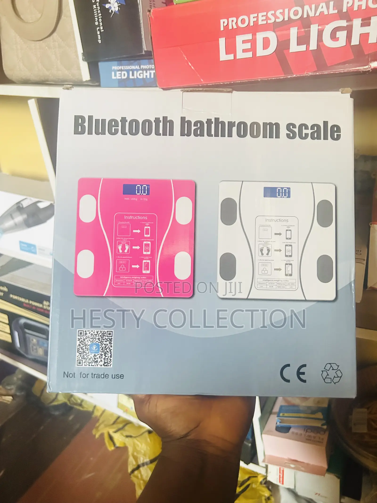 Rechargeable Bluetooth Bathroom Body Weight Scale