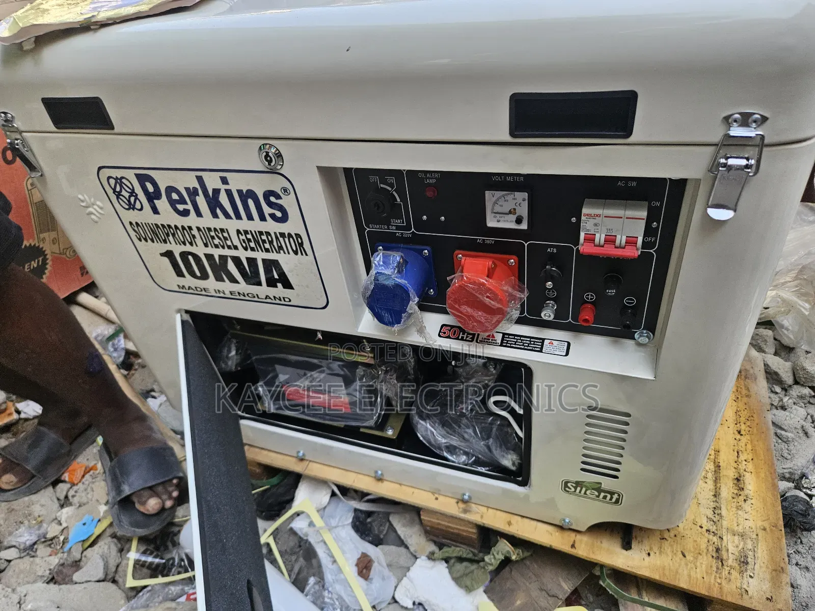 Original Perkins 10kva Soundproof Diesel Generator  Copper Coil