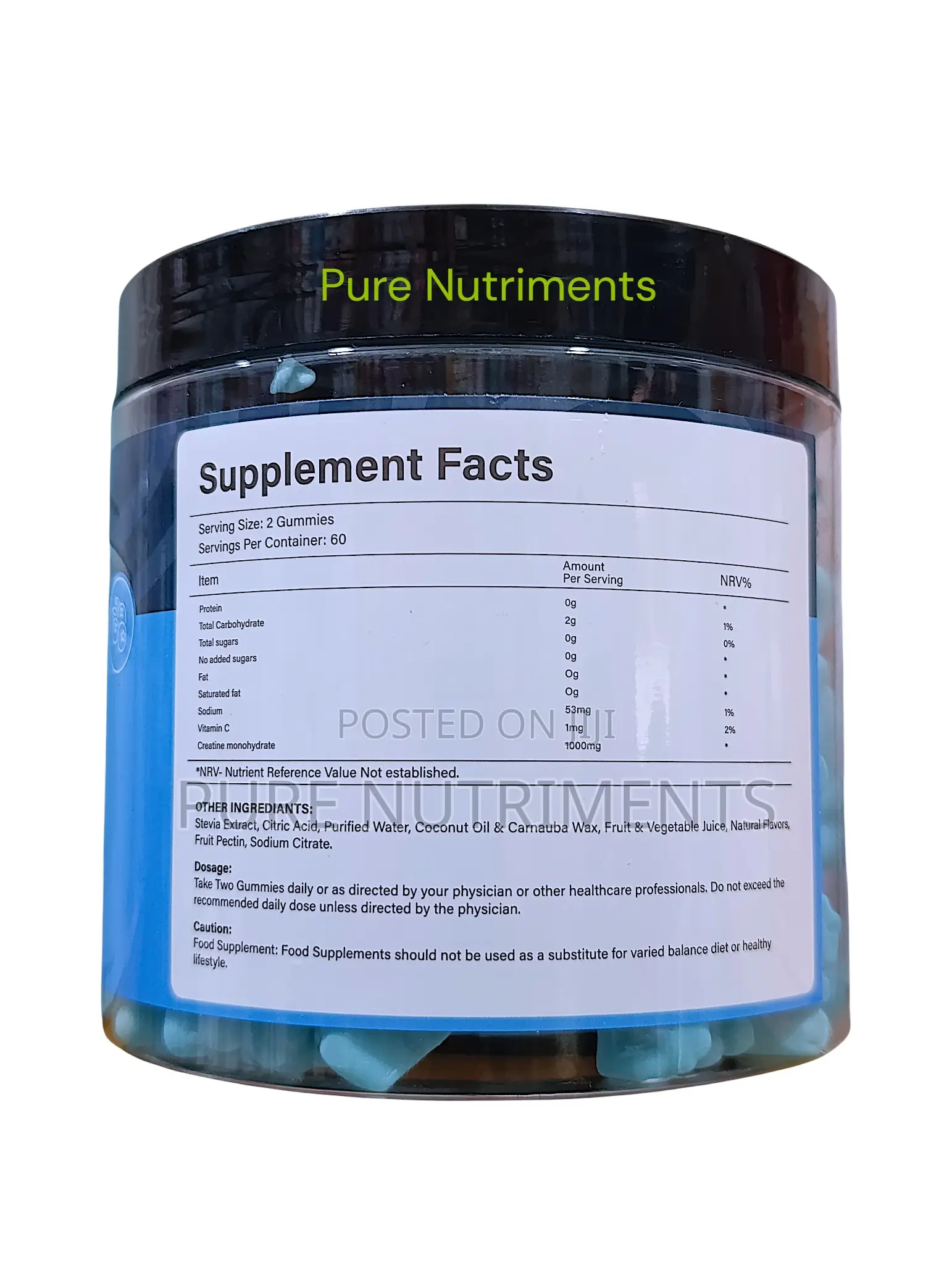 Ved Creatine Gummies 120 Gums–Muscle Growth, Strength Energy Support