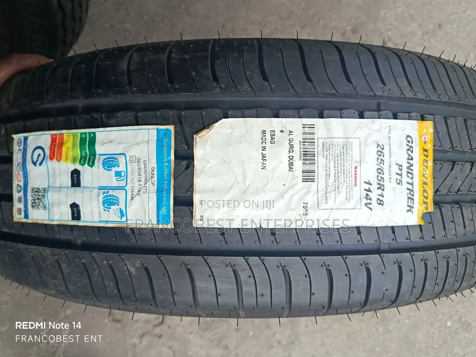 265/65r18 Dunlop Tyre