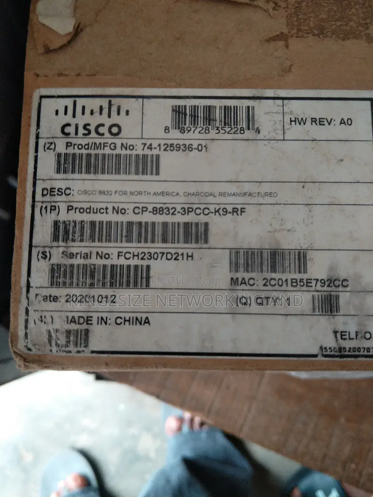 Cisco Ip Phone 8832-3pcc--Rf