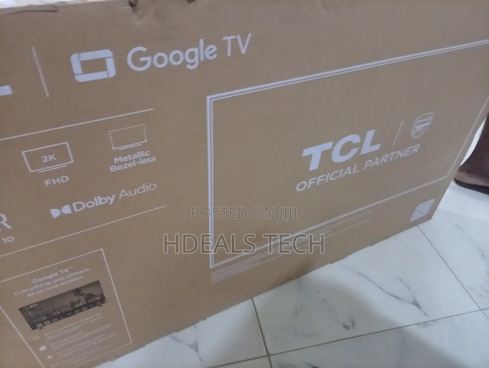 TCL 50” Smart Tv – Crystal Display + Strong Audio