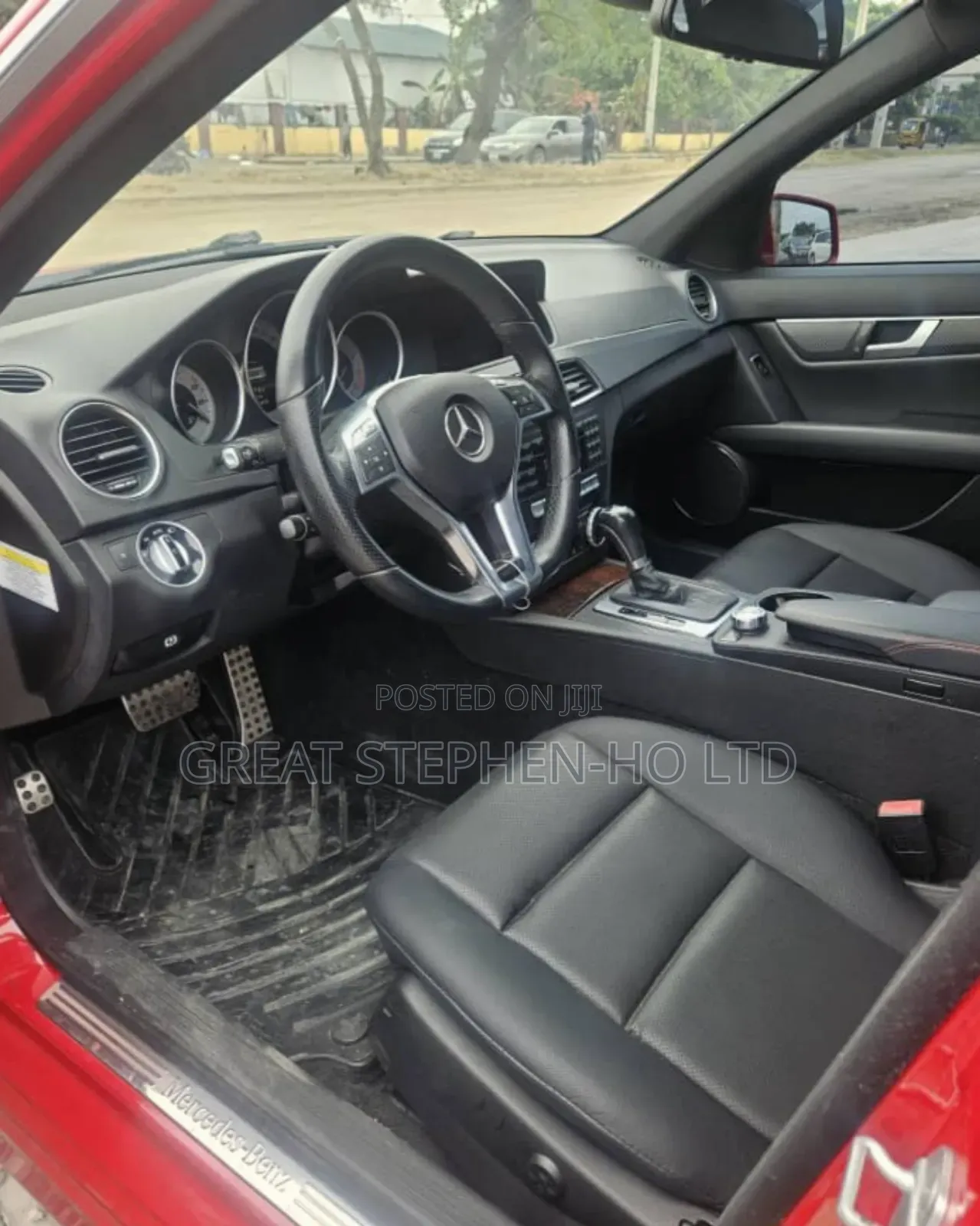 Mercedes-Benz C300 Luxury 4Matic Sedan AWD (3.5L 6cyl 7A) 2013 Red