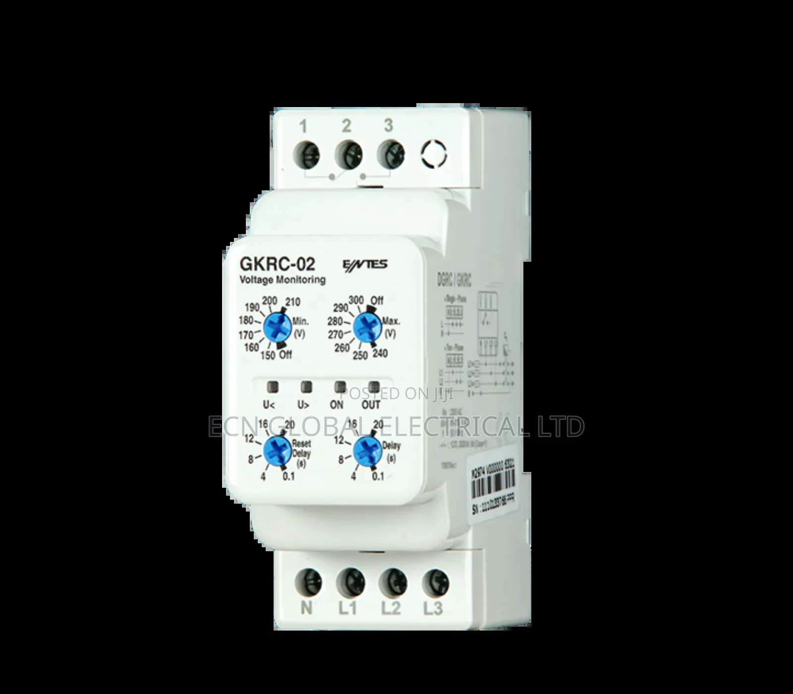 Entes GKRC-02 Voltage Monitoring Relay (Phase Protection Device)