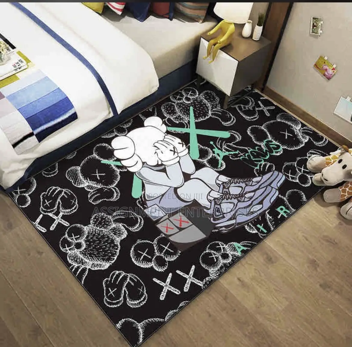 High Luxurious 3d Center Rug
