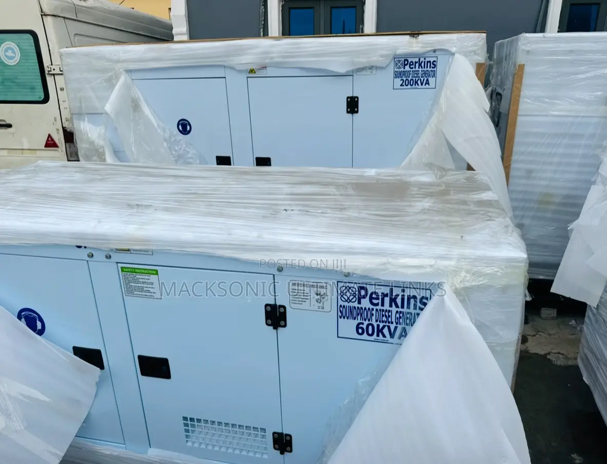 A Strong Sp60kva Perkins Soundproof Generator