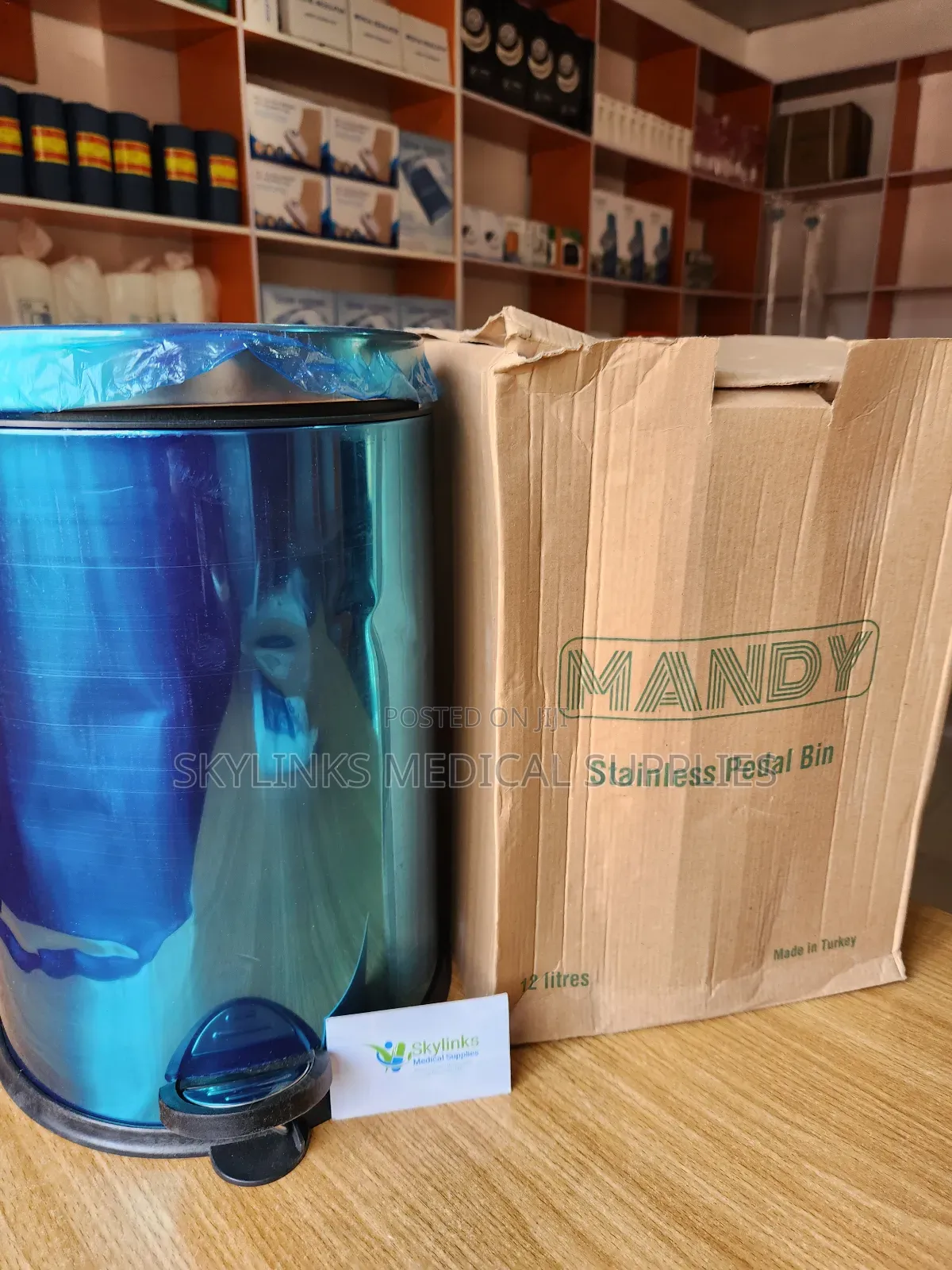 12l Stainless Steel Bin