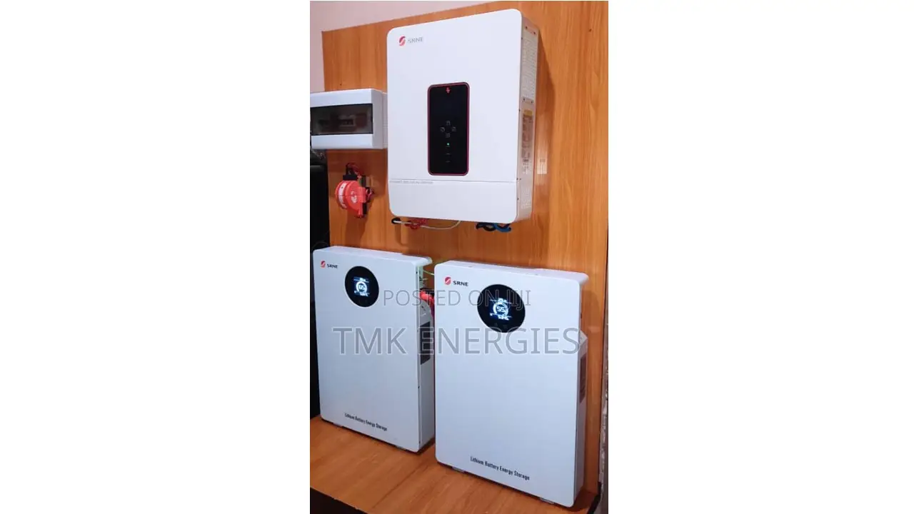 10kva Inverter With 20kwh Lithium Installation and 12 600w Panels