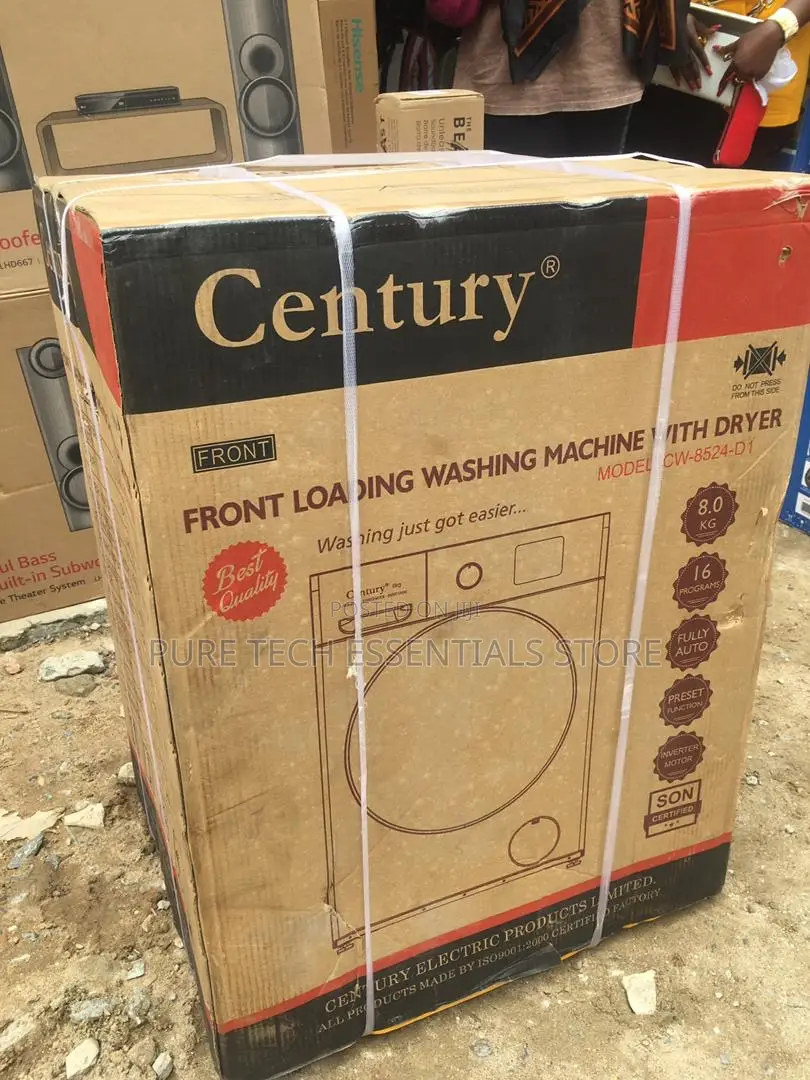 Original Century 8kg Wash and Dry Front Load Automatic Washing Machine