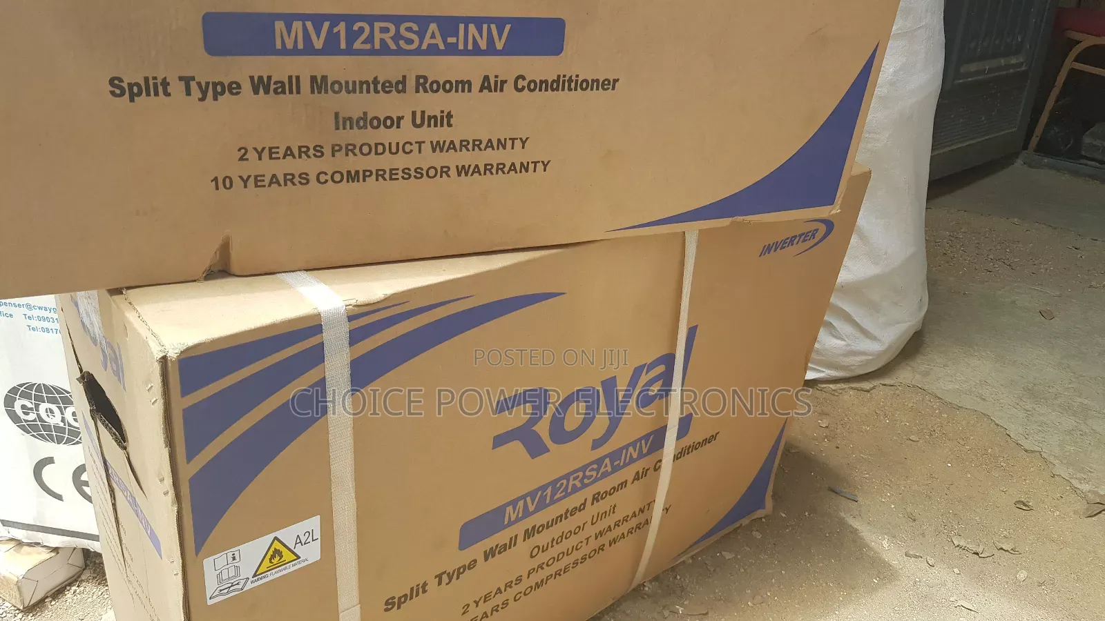 Brand New Royal Inveter a/C.1.5hp100%Copper