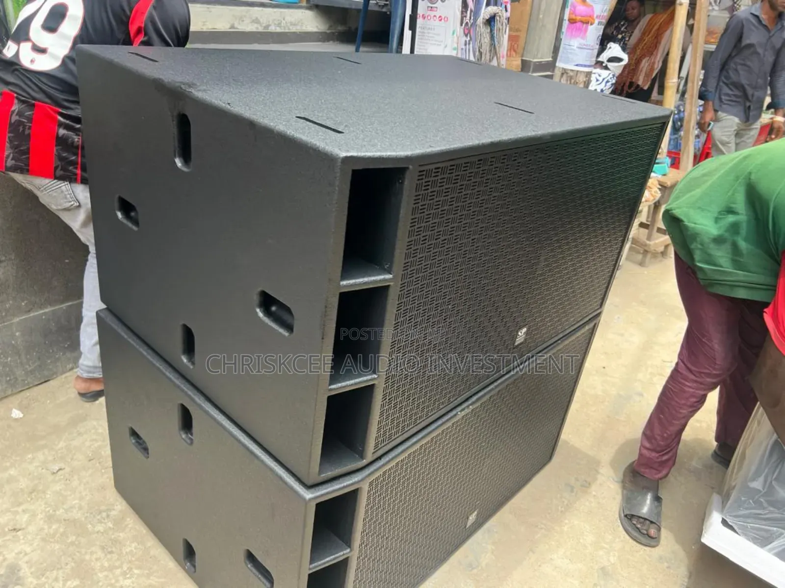 Sound Prince Sp218bx Pro Double Subwoofer -Pair